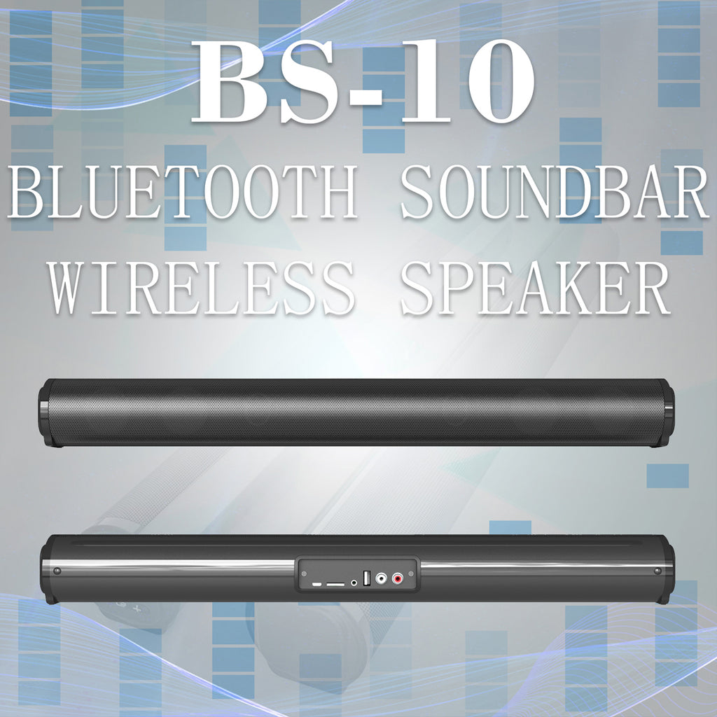 Wireless And Wired TV Speaker Soundbar Stereo Home Theater Sound Bar TF USB RCA Audio Smartphone