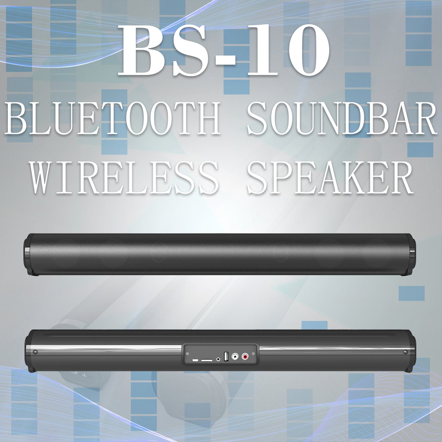 Wireless And Wired TV Speaker Soundbar Stereo Home Theater Sound Bar TF USB RCA Audio Smartphone