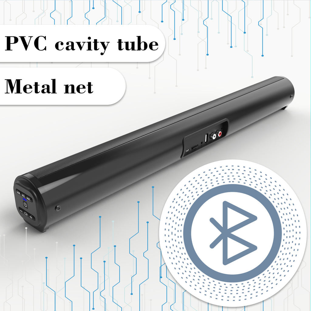 Wireless And Wired TV Speaker Soundbar Stereo Home Theater Sound Bar TF USB RCA Audio Smartphone