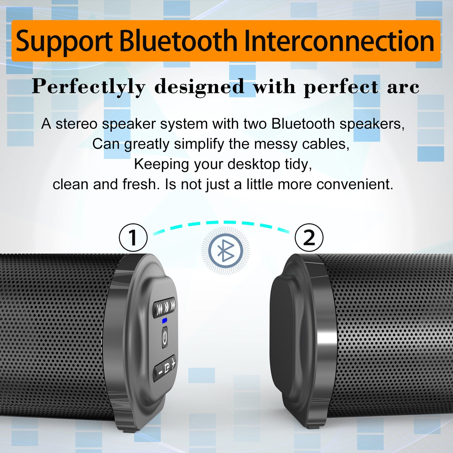 Wireless And Wired TV Speaker Soundbar Stereo Home Theater Sound Bar TF USB RCA Audio Smartphone