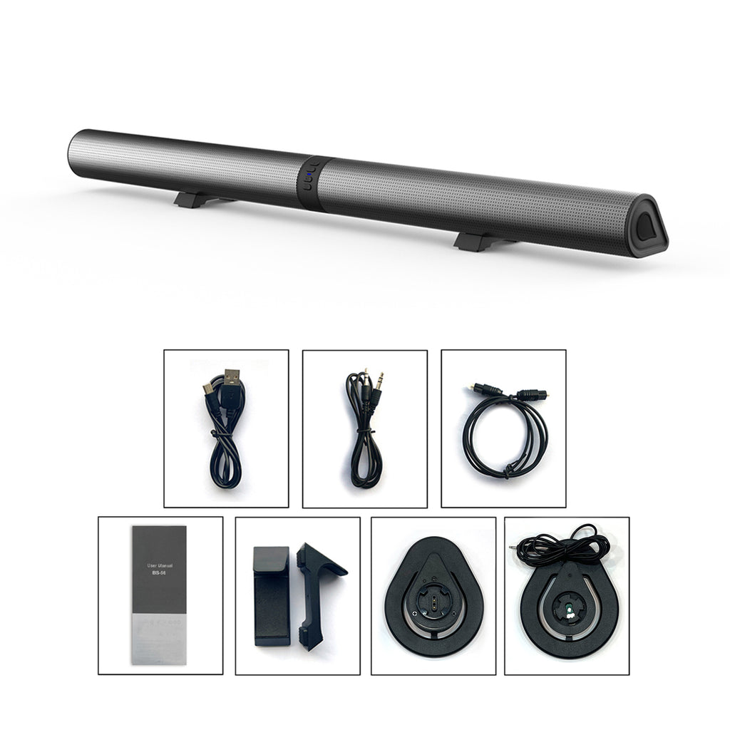 Home Theater 3D Stereo Surround Wireless Speaker Multi-Function Subwoofer Soundbar Support Foldable Split For TV/PC