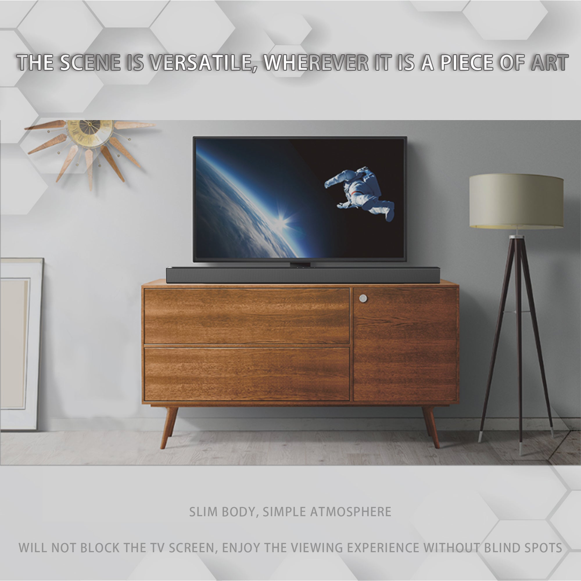 3D Surround Sound Bar Bluetooth Speaker Remote Control  Subwoofer, Low-Power Wireless Remote Control, TV Sound System, Portable Speaker, Home Theater Subwoofer
