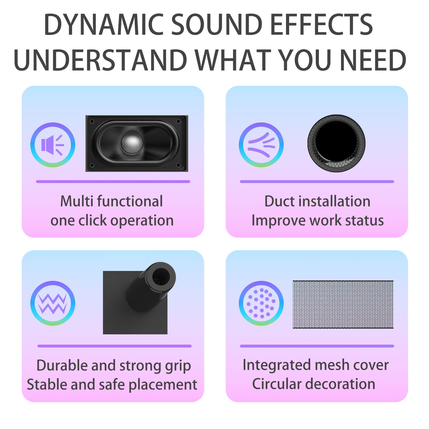 Bluetooth Soundbar With RGB Subwoofer,Heavy Bas  2.1Suround Sound System, Vertical TV speaker, Home Theater Stereo, Bluetooth 5.0, RCA/AUX/USB/HD(ARC)/Optical Connection